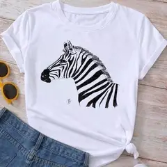 ISMI - Camiseta Mujer De Moda Cuello Redondo