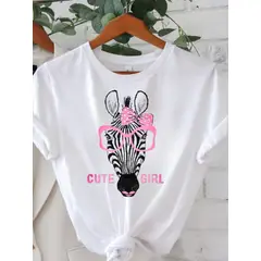 ISMI - Camiseta Mujer De Moda Cuello Redondo