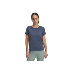 UNDER ARMOUR - Camiseta Mujer Launch Short Sleeve Gris