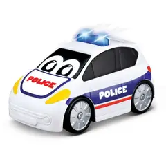 JUGANDO Y EDUCANDO - Carro de policía con luces y sonidos para niños bebés