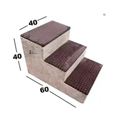CATLIKE - Escalera Para Perro O Mascota Talla S Café Beige