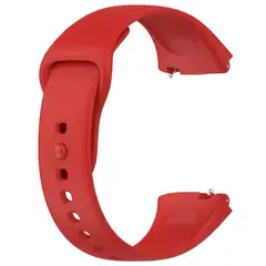GENERICO - CORREA DE SILICONA PARA REDMI WATCH 3 ACTIVE ROJO