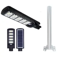AMERICAN GENERICS - Lámpara Solar LED Jortan 250w Con Sensor y Panel Solar Exteriores