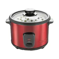 IMUSA - Olla Arrocera 5 Tazas Acero Roja