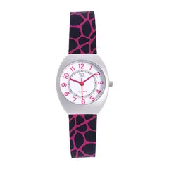 YESS - Reloj Para Mujer Color Negro Con Morado Ref 1242K-07