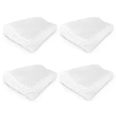 ENERGY PLUS - Set x4 Almohada Viscoelástica Ortopédica Soporte Cervical