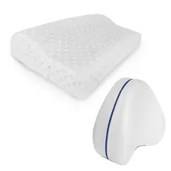 ENERGY PLUS - Pack x2 Almohada Viscoelástica + Almohada Ortopédica Piernas