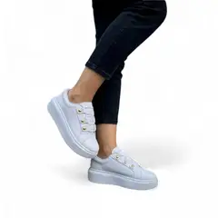 URBAN PLUS - TENIS PARA MUJER BLANCOS