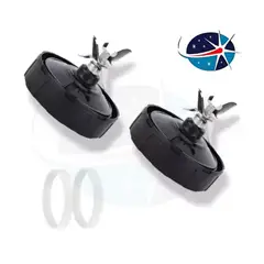 GENERICO - Kit X4 Piezas Cuchilla Nutri Ninja De 7 Aletas + 2 Empaques