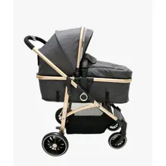 EBABY - Coche Para Bebe Moisés Plegable Respaldar Reclinable
