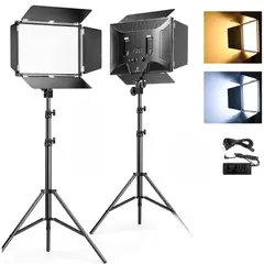 GENERICO - Luz Led Para Fotografia Profesional 600led Recargable TriPod