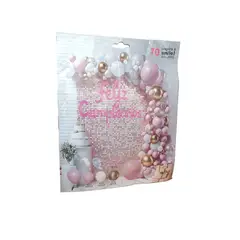 INFANTILES CAJUROMIX - Arco Decorativo Rosa De 70pcs Para Cumpleaños