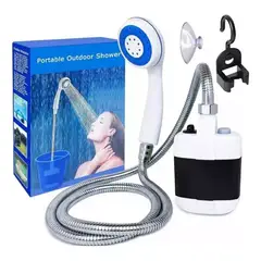 GENERICO - Ducha Portátil Bomba Con Bateria Recargable Compacta Ligera