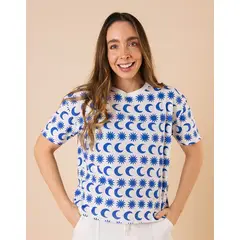 DOSOJOS - Camiseta para mamá e hija en 100% algodón peruano - Lunas