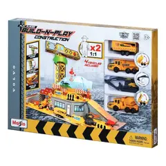 MAISTO - Juego De Construcción Con Maquinas De Trabajo Para Niños