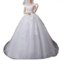YURELKSHOP - VESTIDO PRINCESA LARGO NOVIA TUL BLANCO
