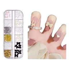 GENERICO - Decoración De Uñas 3d Adornos En Recina Moños Y Más Nail Art