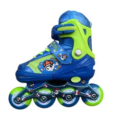 DISTRIONLINE - Patines Semiprofesionales de Iniciación Verde-Azul