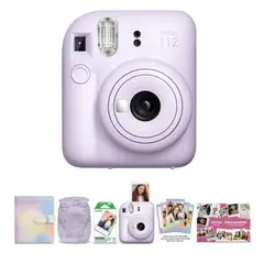 FUJIFILM - INSTAX Mini 12 Bundle (Purpura)