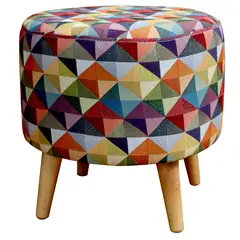DKO DESIGN - Puff Tapizado 39x40x40cm Colors
