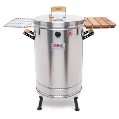 IN GRILL - Ahumador y asador barril grande premium 40 libras