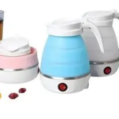GENERICO - Cafetera Hervidor De Agua Plegable Viajera Rosado