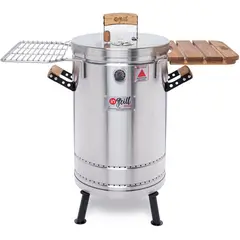 IN GRILL - Ahumador y asador de barril mediano premium 20 libras