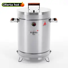IN GRILL - Ahumador y asador de barril mediano Basik 20 Libras