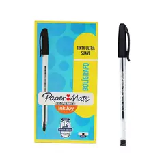 PAPER MATE - Bolígrafo Kilométrico 100 Negro x 12 Unidades