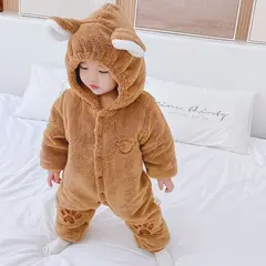 GENERICO - Pijama Térmica Enterizo Osito Talla 12 - 18 meses