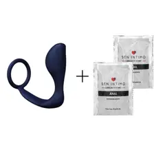 LUST - Plug Con Anillo Retardante + Lubricante X2 Und