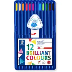 STAEDTLER - Colores Brillantes Ergo Soft X 12
