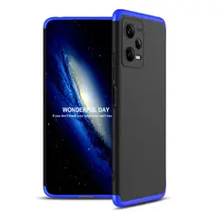 GENERICO - Funda Carcasa Estuche Protector Para Redmi note 12 5g Negro Azul