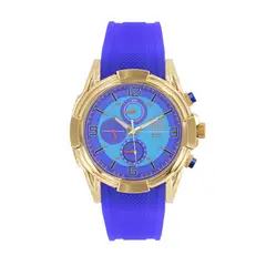 YESS - Reloj Para Hombre Color Morado Caja Dorada Ref 2526-02