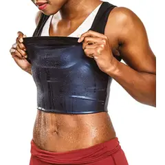 GENERICO - Faja Termo Reductora Chaleco Efecto Sauna Osmotex Gimnasio.