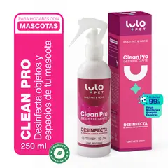 LULOPET - Clean Pro Desinfectante Para Mascotas 250Ml