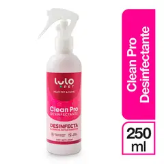 LULOPET - Clean Pro Desinfectante Para Mascotas 250Ml