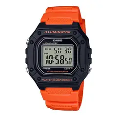CASIO - Reloj Modelo W-218H-4B2 Diseño Deportivo