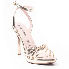 PRICE SHOES - Sandalia de Tacon para mujer 882VS020CHAMPANA