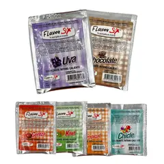 GENERICO - X6 Lubricante Sachet Sensación Caliente Saborizado Sex Oral