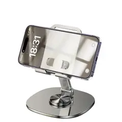 GENERICO - Soporte De Escritorio Para Celular y Tablets base Metalico