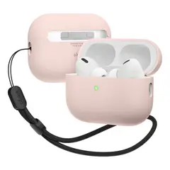 ELAGO - Estuche Compatible Airpods Pro 2 Con Cordón Rosado