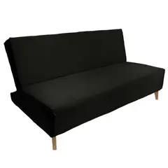 COLOMBIAN PRODUCTION - Forro Protector Talla M Para Sofá Sin Brazos Negro