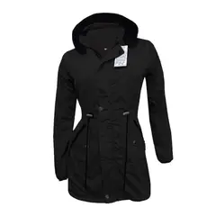 MODA EN CIRCUITO - Chaqueta o Gabán Impermeable tipo Parka para Mujer