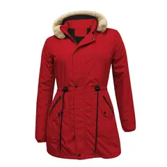 MODA EN CIRCUITO - Chaqueta o Gabán Impermeable tipo Parka para Mujer