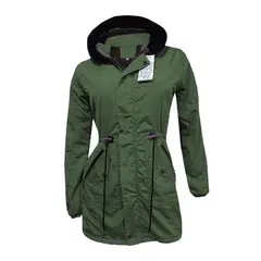 MODA EN CIRCUITO - Chaqueta o Gabán Impermeable tipo Parka para Mujer