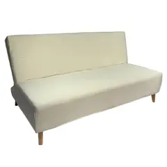COLOMBIAN PRODUCTION - Forro Protector Talla M Para Sofá Sin Brazos Beige