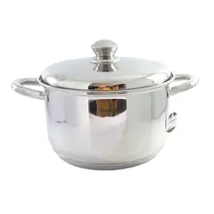 SWISSHOME DR HOFFMAN - Olla En Acero Quirúrgico Swisshome 5,5 Litros Acero Suizo