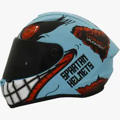 SPARTAN - CASCO MOTO DRAKEN LAGTHER CELESTE MATE TALLA S