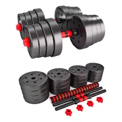 GENERICO - Kit De Pesas 40 Kg Ejercicio Mancuernas Termoformadas
